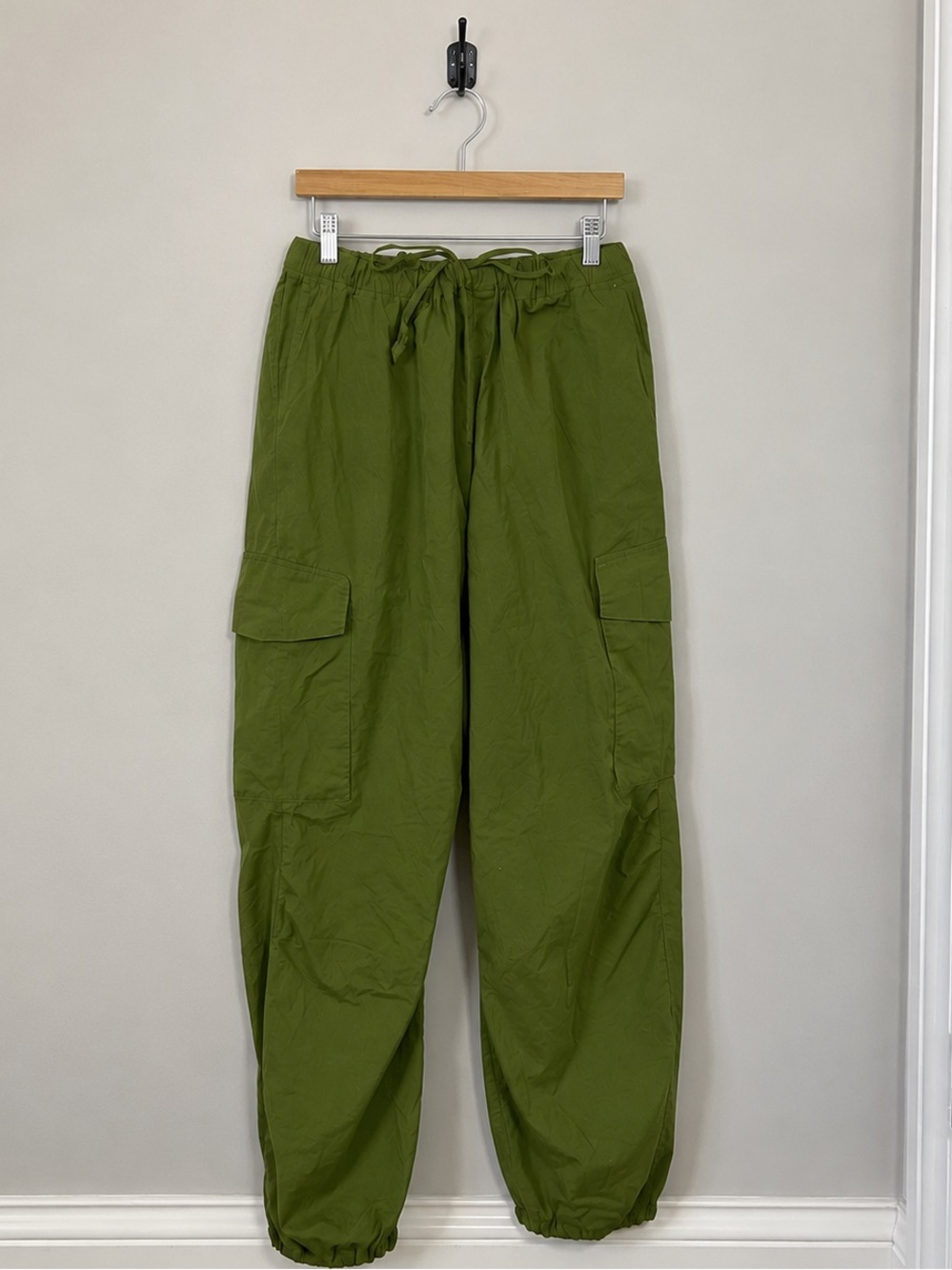 Anthropologie Pilcro Pull On Parachute Pants with Cargo Pockets Womens Small - Picture 3 of 7